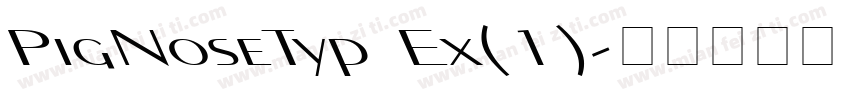 PigNoseTyp Ex(1)字体转换